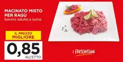Alì Supermercati Macinato misto per ragù offerta