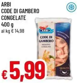 A&O Arbi code di gambero congelate offerta
