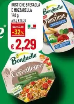 A&O Rustiche bresaola e mozzarella offerta