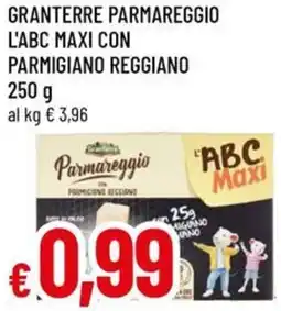 A&O Granterre parmareggio l'abc maxi con parmigiano reggiano offerta