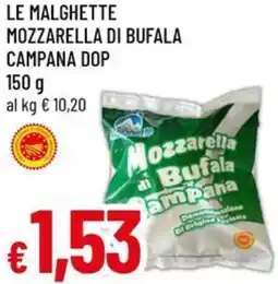 A&O Le malghette mozzarella di bufala campana dop offerta