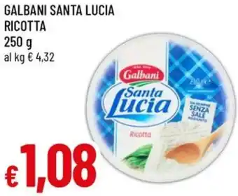 A&O Galbani santa lucia ricotta offerta