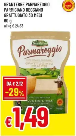 A&O Granterre parmareggio parmigiano reggiano grattugiato 30 mesi offerta