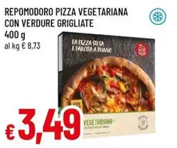 A&O Repomodoro pizza vegetariana con verdure grigliate offerta