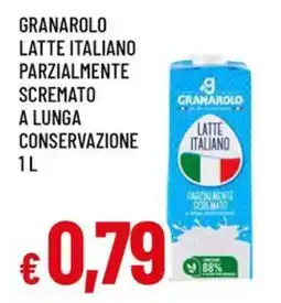 A&O Granarolo latte italiano parzialmente scremato a lunga conservazione offerta