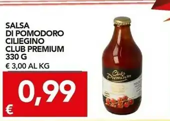 TuoDi Club premium salsa di pomodoro ciliegino offerta