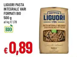 A&O Liguori pasta integrale vari formati bio offerta