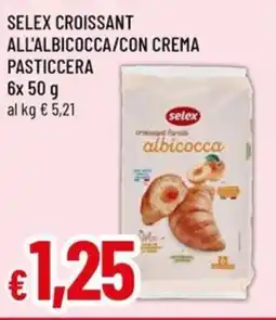 A&O Selex croissant all'albicocca/con crema pasticcera offerta