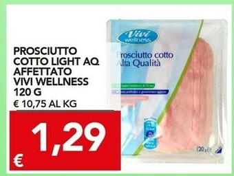 TuoDi Vivi wellness - prosciutto cotto alta qualita 120 g(ml) offerta