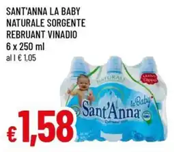 A&O Sant'anna la baby naturale sorgente rebruant vinadio offerta