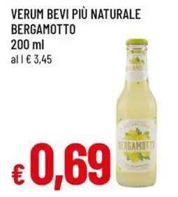 A&O Verum bevi più naturale bergamotto offerta