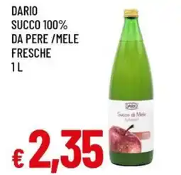 A&O Dario succo 100% da pere/mele fresche offerta