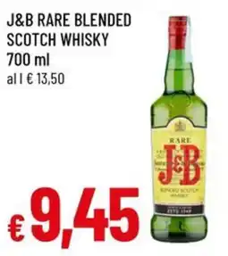 A&O J&b rare blended scotch whisky offerta