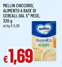 A&O Mellin chiccoris, alimento a base di cereali, dal 5° mese offerta