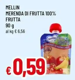 A&O Mellin merenda di frutta 100% frutta offerta