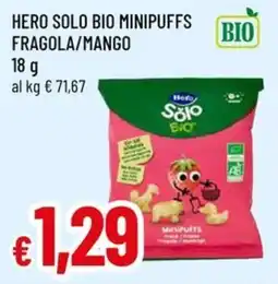 A&O Hero solo bio minipuffs fragola/mango offerta