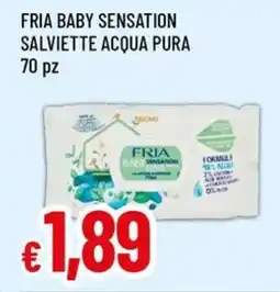 A&O Fria baby sensation salviette acqua pura offerta