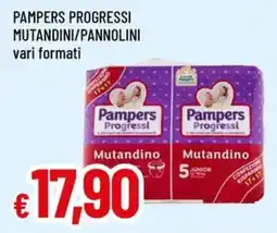 A&O Pampers progressi mutandini/pannolini offerta