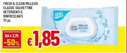 A&O Fresh & clean milleusi classic salviettine detergenti e rinfrescanti offerta