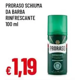 A&O Proraso schiuma da barba rinfrescante offerta