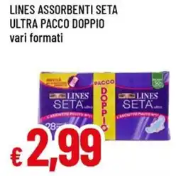A&O Lines assorbenti seta ultra pacco doppio offerta