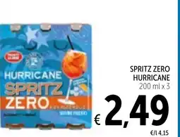 Spazio Conad Spritz zero hurricane offerta
