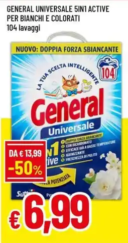 A&O General universale 5in1 active per bianchi e colorati offerta