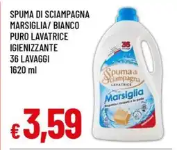 A&O Spuma di sciampagna marsiglia/ bianco puro lavatrice igienizzante offerta