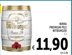 Spazio Conad Birra premium pils bitburger 51 offerta