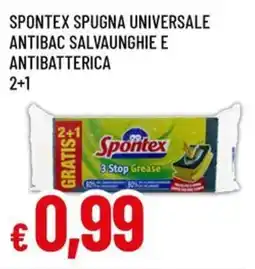A&O Spontex spugna universale antibac salvaunghie e antibatterica offerta