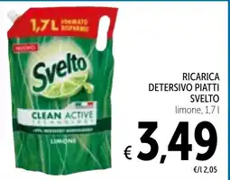 Spazio Conad Ricarica detersivo piatti SVELTO limone offerta