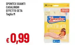 A&O Spontex guanti casalinghi effetto seta offerta