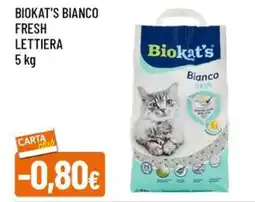 A&O Biokat's bianco fresh lettiera offerta