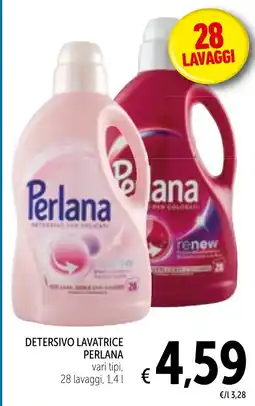 Spazio Conad Detersivo lavatrice PERLANA offerta