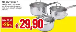 A&O Set 3 casseruole offerta