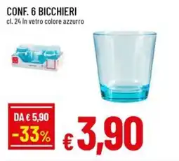 A&O Conf. 6 bicchieri offerta