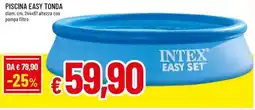 A&O Piscina easy tonda INTEX offerta