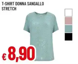 A&O T-shirt donna sangallo stretch offerta