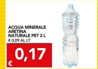 TuoDi Aretina - acqua minerale naturale offerta