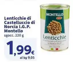 Sigma Superstore Lenticchie di Castelluccio di Norcia I.G.P. Montello offerta