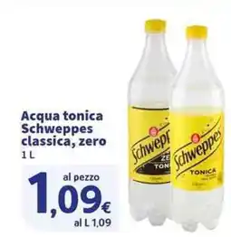 Sigma Superstore Acqua tonica Schweppes classica, zero offerta