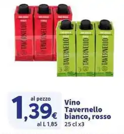 Sigma Superstore Vino Tavernello bianco, rosso offerta