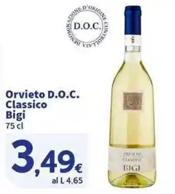Sigma Superstore Orvieto D.O.C. Classico Bigi offerta