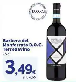 Sigma Superstore Barbera del Monferrato D.O.C. Terredavino offerta