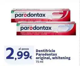 Sigma Superstore Dentifricio Parodontax original, whitening offerta