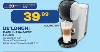 DE'LONGHI MACCHINA DA CAFFE' EDG226