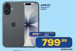 Euronics APPLE IPHONE 17 256GB offerta