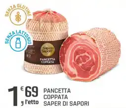 Supermercati Dok Pancetta coppata SAPER DI SAPORI offerta