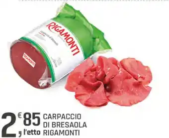 Supermercati Dok Carpaccio di bresaola RIGAMONTI offerta