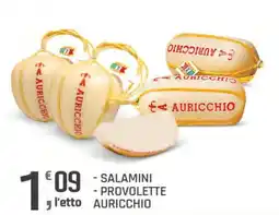 Supermercati Dok Salamini, provolette AURICCHIO offerta